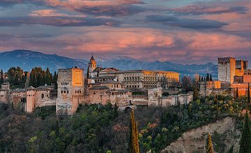 Vistas alhambra de Granada